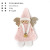 Christmas Home Decorations Ins Style Angel Girl Doll Hand Bell Plush Fabric Pendant Small Gift