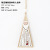 Christmas Decorations Creative Hollow Carved Forest Elk Santa Claus Log Wood Products Pendant