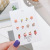 Sterling Silver Needle Ceramic Spray Paint Simple Week Earrings Set Combination Female Fresh Trendy Temperament Student Earrings