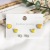 New Sterling Silver Needle Women's Set Earrings South Korea Dongdaemun Simple Combination One Week Cute Personality Earrings