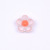 12mm Frosted Inner Color Small Flower Colorful Acrylic Beads 6 Colors Children DIY Hair Accessories Bracelet Mobile Phone Charm Acrylic Ornaments Accessories