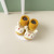 Autumn and Winter Children's Cute Animal Cartoon Room Socks Baby Shoes Toddler Shoes Mid-Calf Room Socks Rubber Sole Non-Slip