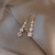 S925 Sterling Silver Pearl Earrings Women's Personalized High-Grade Fashion Stud Earrings Korean Simple Graceful Tassel Eardrop Earring