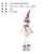 Cross-Border New Christmas Decorations Ins Lamb Wool Fabric Snowman Doll Ornaments Home Shopping Window Dress up