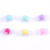 Acrylic 12 * 20mm Candy Frosted Korean Style Inner Colorful Beads Medium Beads Children's DIY Headdress Necklace Accessories