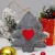 Christmas Home Decorations Felt Non-Woven Fabric Gray Christmas Tree Pendant