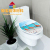 Luminous Happy Day Character Cartoon Fluorescent Sticker Bathroom Decorative Sticker Foreign Trade Hot Selling Product
