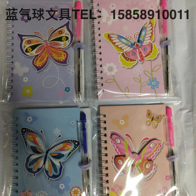 Small notebook with pen