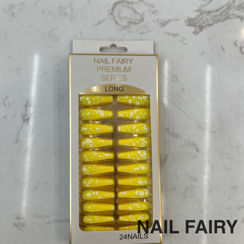 european and american spot bright oil long ballet nail wear nail mid-length trapezoidal nail beauty piece false nail