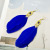 Lantao Export Ornament European and American Feather Earrings Ear Studs Ethnic Feather Yiwu Small Commodity Diamond