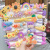 Rainbow Lollipop Colorful Quicksand Barrettes Korean Children Cute Hairpin Little Girl Baby Hair Accessory Clips