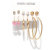 European and American Vintage Circle Earrings Earrings Earrings Metal Large Circle Earrings Set F13040