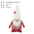 Amazon Cross-Border Christmas Home Decorations Plush Snowflake Hat Faceless Old Man Dwarf Doll Ornaments