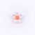 12mm Transparent Inner Color Acrylic Small Flower Children's DIY Headdress Necklace Beaded Bracelet Accessories