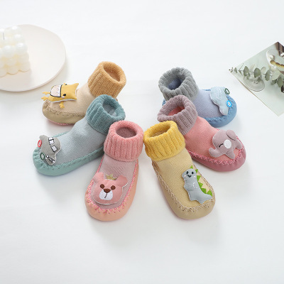 Spring and Autumn New Newborn Baby Cartoon Dispensing Room Socks Baby Socks Indoor Kid's Socks Factory Wholesale