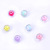 10mm Inner Color Transparent Round Beads Colorful Acrylic Beads Korean Children 'S DIY Necklace Bracelet Shoe Ornament Headwear Accessories