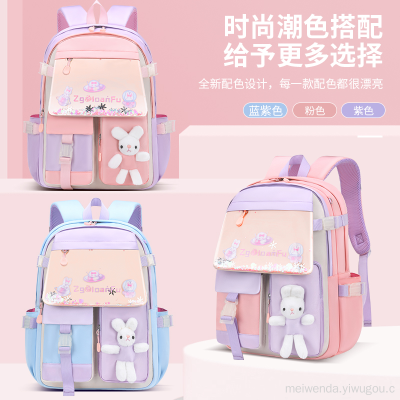 Minalist Portable Student Schoolbag Grade 1-6 Spine Protection Children Backpack Wholesale