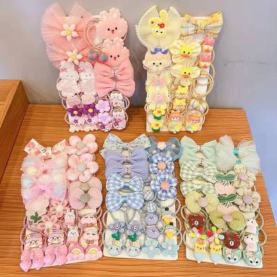 Children's Headband Cute Little Girl Princess Hair Band Baby Rubber Band Does Not Hurt Hair Elastic Girls Tie Hair Accessory for Ponytail