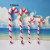 In Stock Wholesale PVC Inflatable Christmas Crutches Medical Toys L-Shaped Crutch Halloween Trick Props