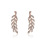 Fashion Symmetrical Hollow Leaves Earrings New Foreign Trade Alloy Dangle Earrings Wholesale Hot Sale in Europe and America Earrings Manufacturer