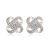 Korean Style Heart of Eternity Stud Earrings Weihua Clover Stud Ornament Foreign Trade Cross-Border Amazon AliExpress EBay