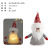 Christmas Home Decoration Creative Big Nose Santa Claus Fabric Lighting Desktop Decoration Small Gift