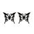 Korean Style Butterfly Studs Girlfriends New Stainless Steel Simple Butterfly Studs Wholesale Art Indie Ear Jewelry