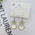Small Delicate Earrings Ear Hook Earrings with Micro Zirconium Opal Stone Ear Studs 925 Silver Needle Elegant and Simple Earrings