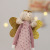 Christmas Home Decorations European Pink White Angel Plush Doll Doll Decoration