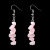 Foreign Trade Supply Handmade Natural Crystal Stone Beaded Earrings Multicolor Stone Tassel Earrings