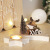 Christmas Decorations Nordic Style Creative Letters Elk Christmas Tree Candlestick Atmosphere Set Wood Products Ornaments