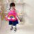 School Bag New Little Girl Personalized Simple Rainbow Backpack Kindergarten 3-6 Years Old Burden Reduction Schoolbag Large Capacity