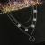 Women's New Popular Multi-Layer Wafer Pendant Combination Necklace Foreign Trade Ornament Wholesale
