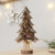 Cross-Border New Christmas Home Decoration Creative Log Fur Christmas Tree Wood Desktop Decoration