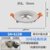 Deep Constant Anti-Glare Headless Lamp Ceiling Light Surface Ring Adjustable Angle Corridor Aisle Dining Room/Living Room Household
