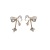 Bow Earrings Female 925 Silver Needle Simple and Compact Earrings 2021new Trendy Korean Hot Selling Temperament Earrings