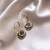 S925 Sterling Silver Pearl Earrings Women's Personalized High-Grade Fashion Stud Earrings Korean Simple Graceful Tassel Eardrop Earring