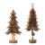 Cross-Border New Christmas Home Decoration Creative Log Fur Christmas Tree Wood Desktop Decoration