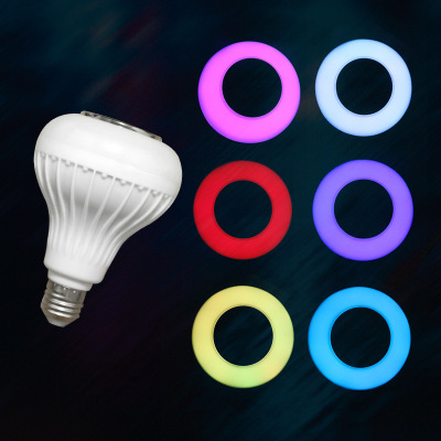 Bluetooth Music Bulb Bubble Smart Remote Control LED Light Bluetooth Audio Colorful Light Color Changing Bulb Home