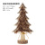 Cross-Border New Christmas Home Decoration Creative Log Fur Christmas Tree Wood Desktop Decoration