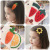 Internet Celebrity Fruit Barrettes Princess Hair Accessories BB Clip Bangs Cute Cartoon Side Clip Knitted Wool Bang Clip