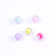 Acrylic 8mm round Beads Inner Colorful Beads Medium Beads Children's DIY Necklace Bracelet Shoe Ornament Beaded Jewelry Accessories