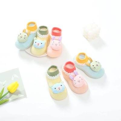 Children's Spring and Autumn New Room Socks Cute Three-Dimensional Cartoon Soft Bottom Baby's Socks Baby Toddler Sock Shoes Wholesale