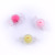 Acrylic 12 * 20mm Candy Frosted Korean Style Inner Colorful Beads Medium Beads Children's DIY Headdress Necklace Accessories