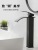 Stainless Steel Single Hole Waterfall Faucet Hot and Cold Basin Washbasin Bathroom Wash Basin Bathroom Counter Top Household Faucet