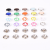 Snap Button 4 Parts Button Pearl Prong Snap Ring Button Fastener Press Stud Button Baby Clothes Bag