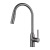 Gun Gray Pull-out Kitchen Faucet Hot and Cold Water Washing Basin Sink Faucet Rotatable Retractable Faucet