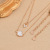 Spring and Summer New Temperament Clavicle Chain Female Special-Interest Design Feeling a Dual-Wear Peach Heart Necklace Cold Wind Necklace Jewelry