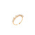 INS Style Simple Pearl Ring Female Retro Fashion Elegance Special-Interest Design Cold Style Index Finger Ring Open Ring