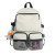 Student Schoolbag Nylon Three Pockets Mesh Backpack Pendant Small Bag Boys and Girls Same Casual Backpack Wholesale